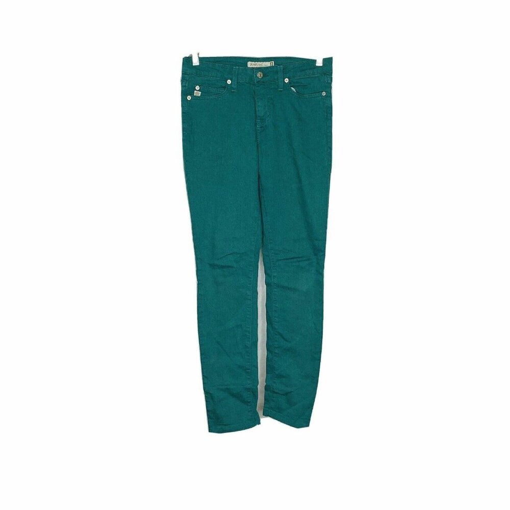 Just USA Green Skinny Jeans 5 Junior Size